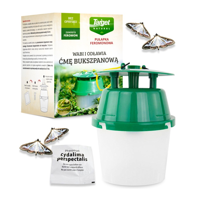 Pułapka Feromonowa Na Ćmę Bukszpanową Z Wabikiem Feromon do 60dni Target