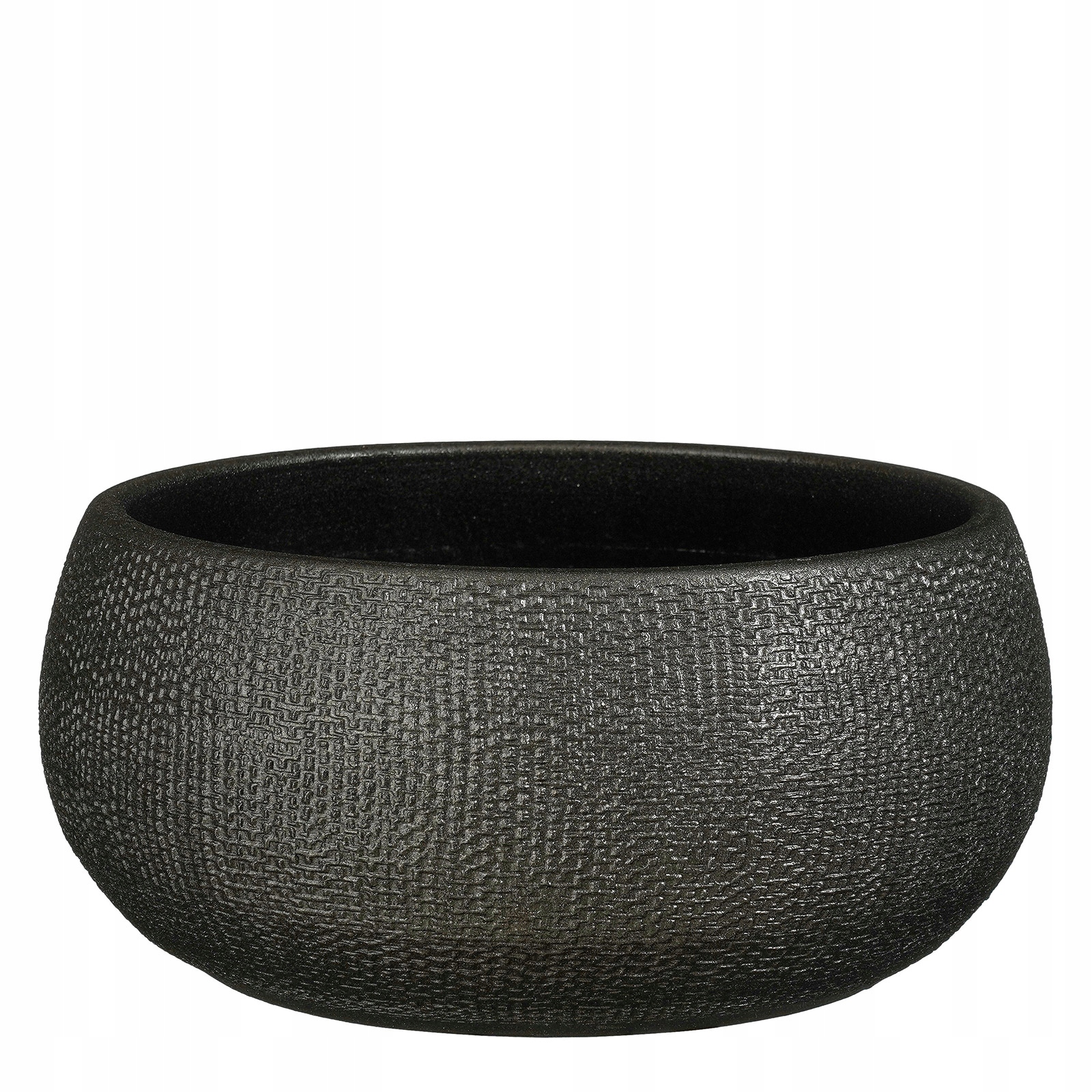 osłonka antracytowa ceramiczna misa na owoce rośliny doniczka Porto 27/13