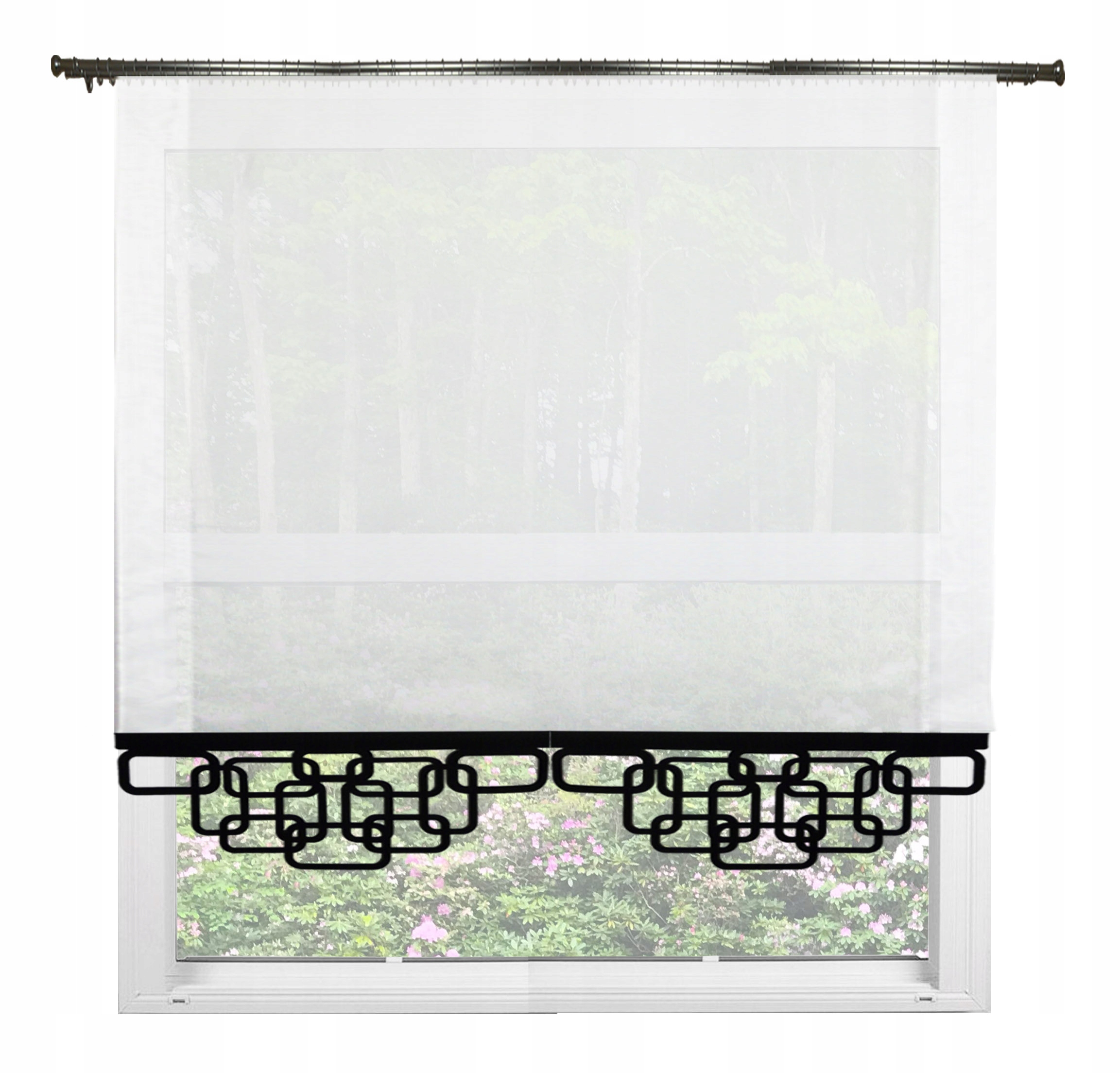 

Firany Ażury Roleta Kuchenna Panele Ekrany 140cm.