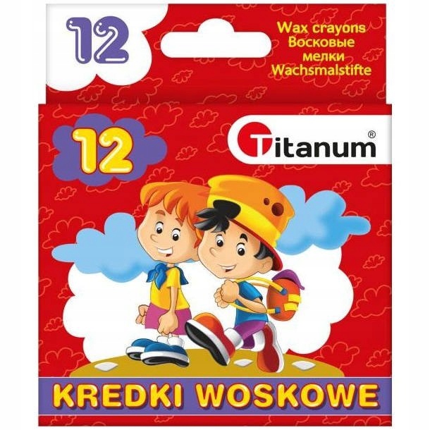 

Kredki woskowe Titanum świecowe Zestaw