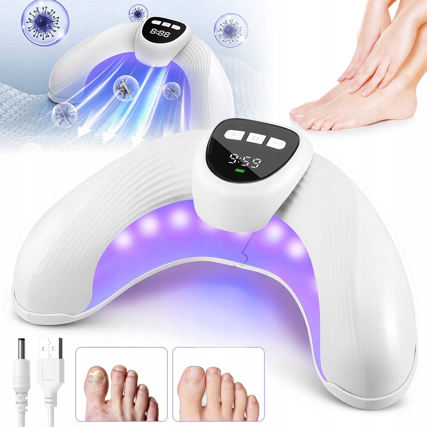 Protiplísňové Laserové Zařízení, Mykóza Nehtů, Ruce, Nohy, Laser