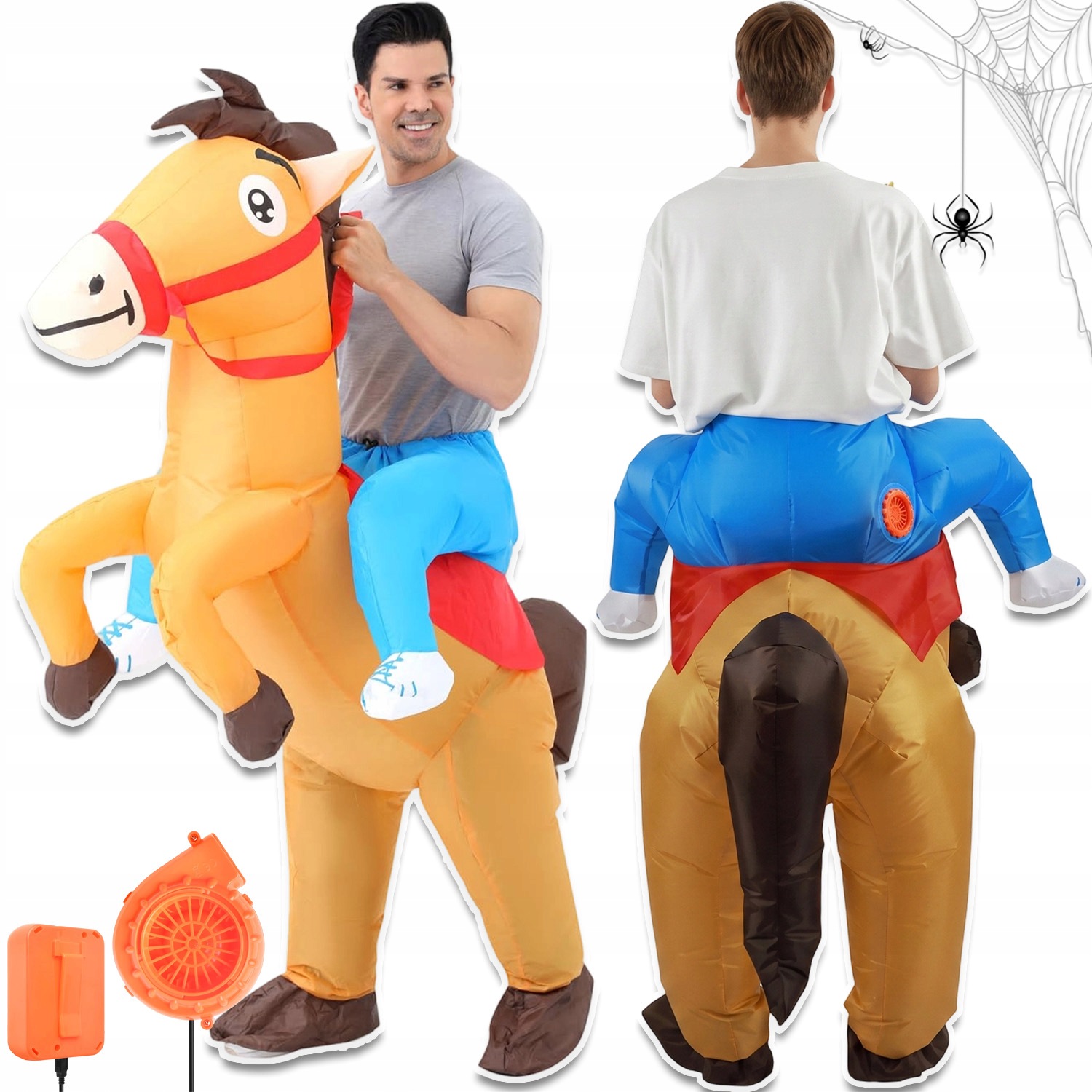 Velký Kostým Karneval Převlek Dospělých Kostým Koně 150-190 CM