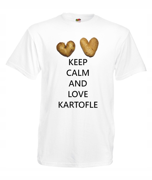

XXXL Koszulka Męska Kartofle Love Ziemniaki Pyry