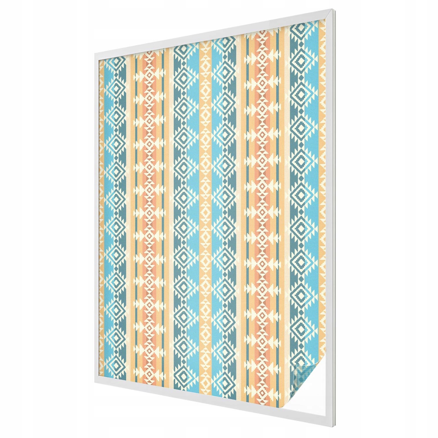 Dekorativní nálepka na sklo Vitrážové okno Geometrické motivy 100x146