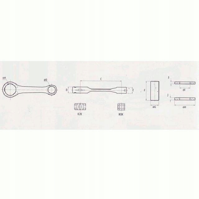 2099848230999 - ШАТУН СТАНДАРТНЫЙ YAMAHA DT50 LC