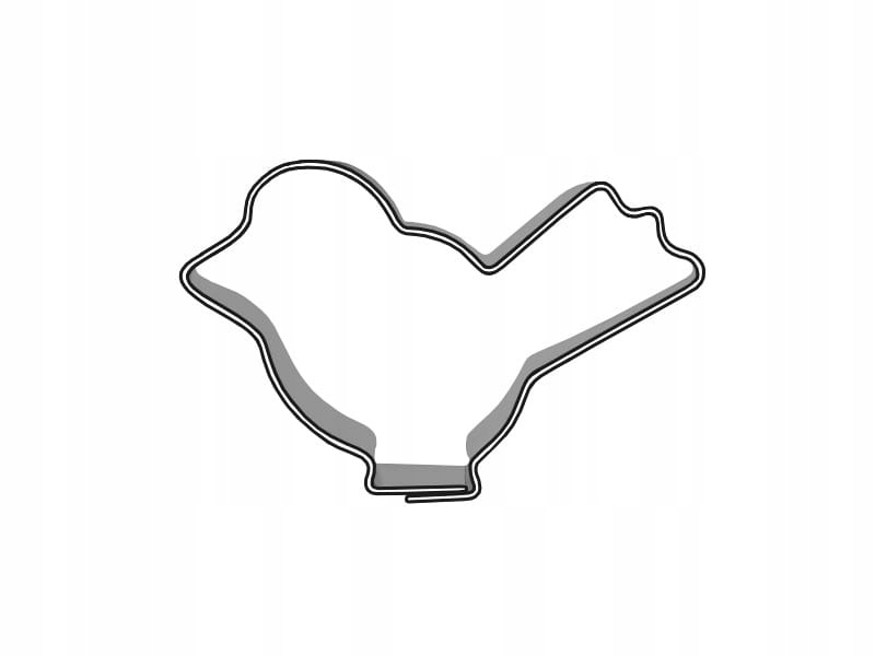 

Foremka w kształcie ptaszka 4,3 cm ptak ptaszek