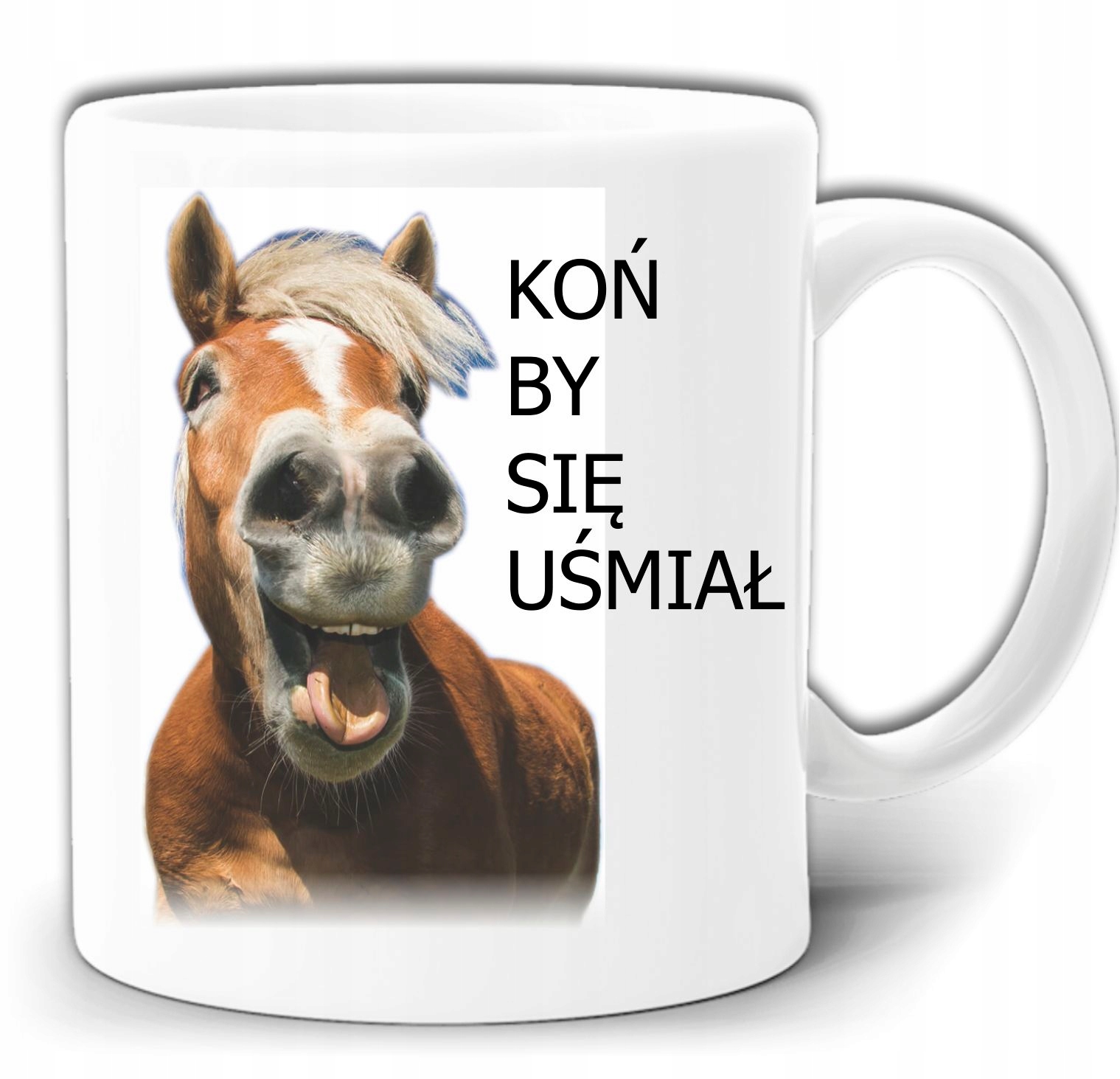 

Koń By Się Uśmiał Śmieszny Kubek + Pudełko GW411