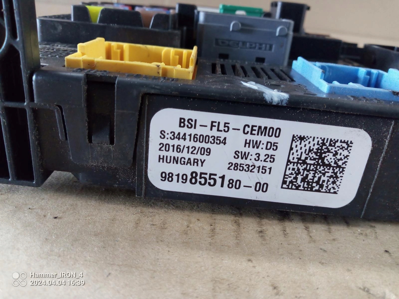 Expert III Moduł BSI BSM 9819855180 Producent części Inny