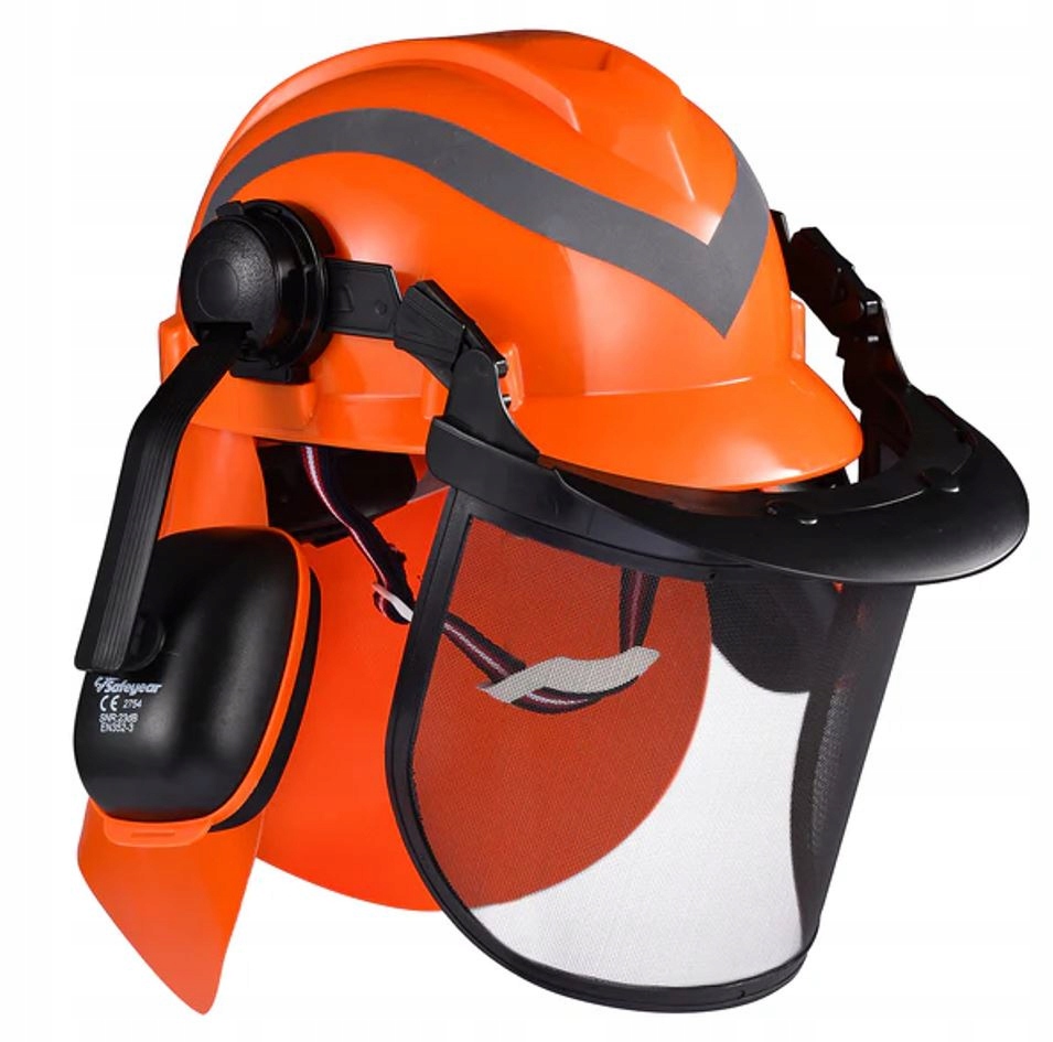 Osłona Twarzy Zestaw ochronny dla pilarza Kask Słuchawki Ochrona Twarzy