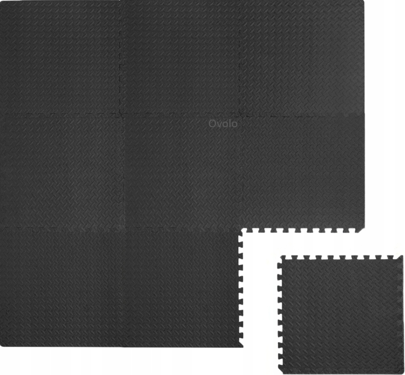 Gymnastická podložka puzzle skládací, pěnová, protiskluzová, 3,5 m2