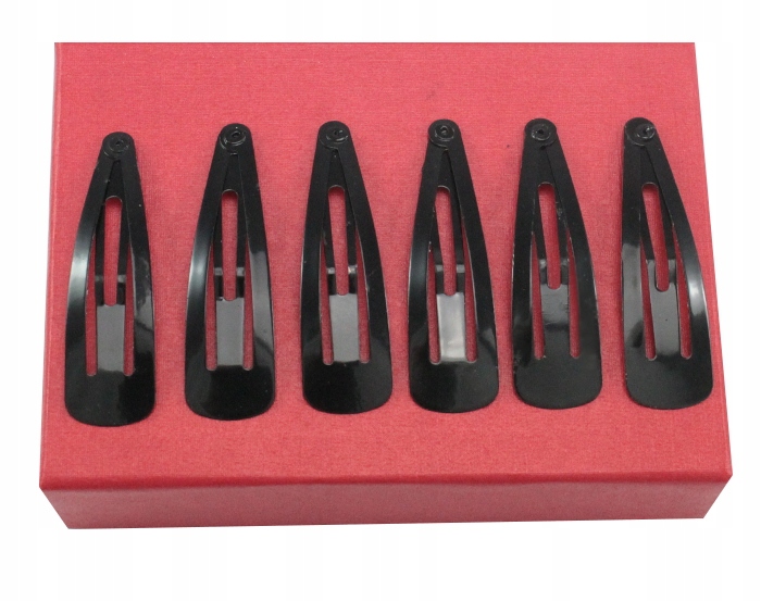 

Spinki Do Włosów Pyki Klasyczne Czarne 5 cm- 6 Szt