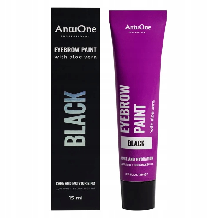 Barva na obočí AntuOne Black, 15 ml