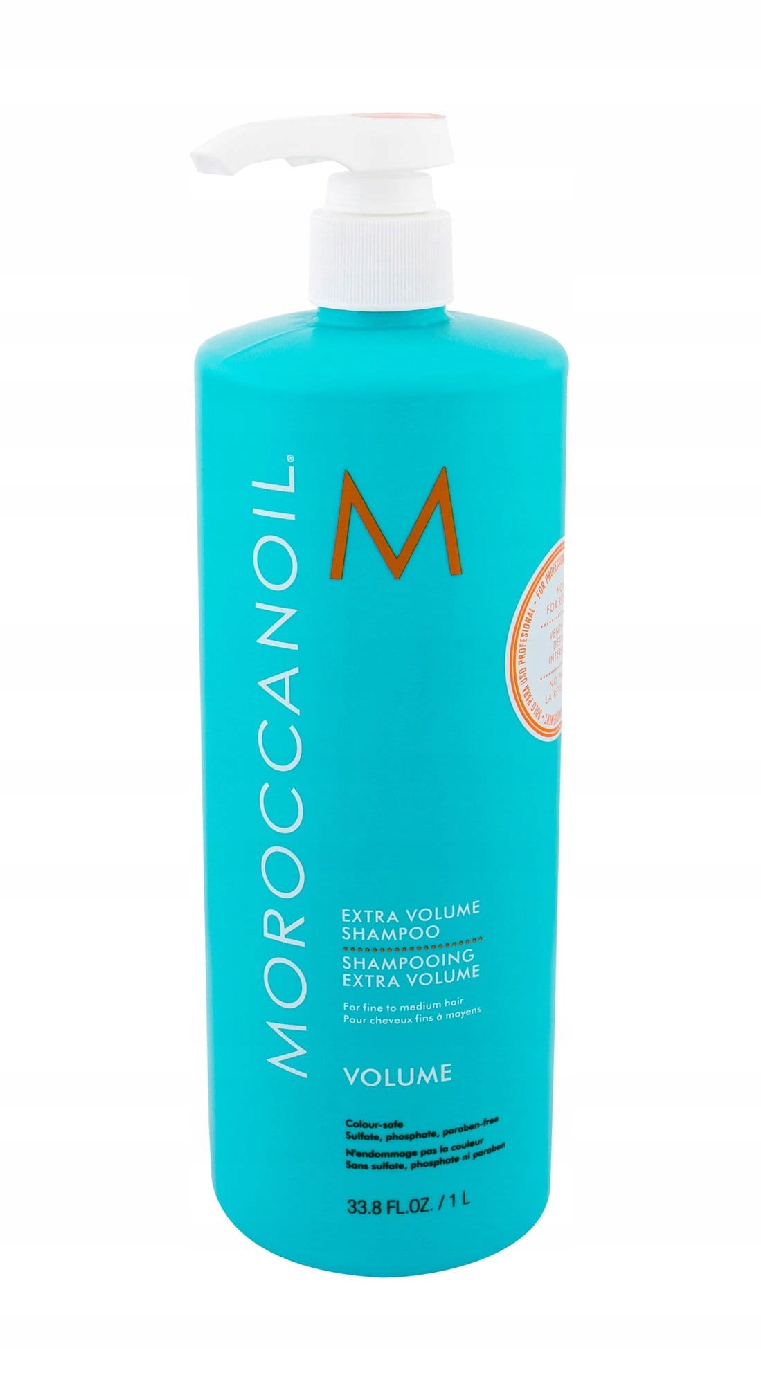 Šampon Moroccanoil pro objem 1000 ml pro jemné vlasy, bez parabenů