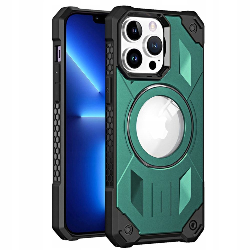 Etui Pancerne do iPhone 13 Pro Max, Obudowa, z podstawką, Pokrowiec, Case