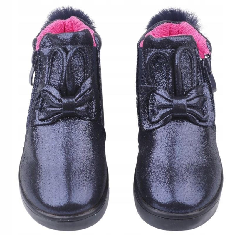 GRANATOWE BOTKI DZIEWCZĘCE SNEAKERSY SUWAKI PŁASKIE BUTY DZIECIĘCE Marka Inna marka