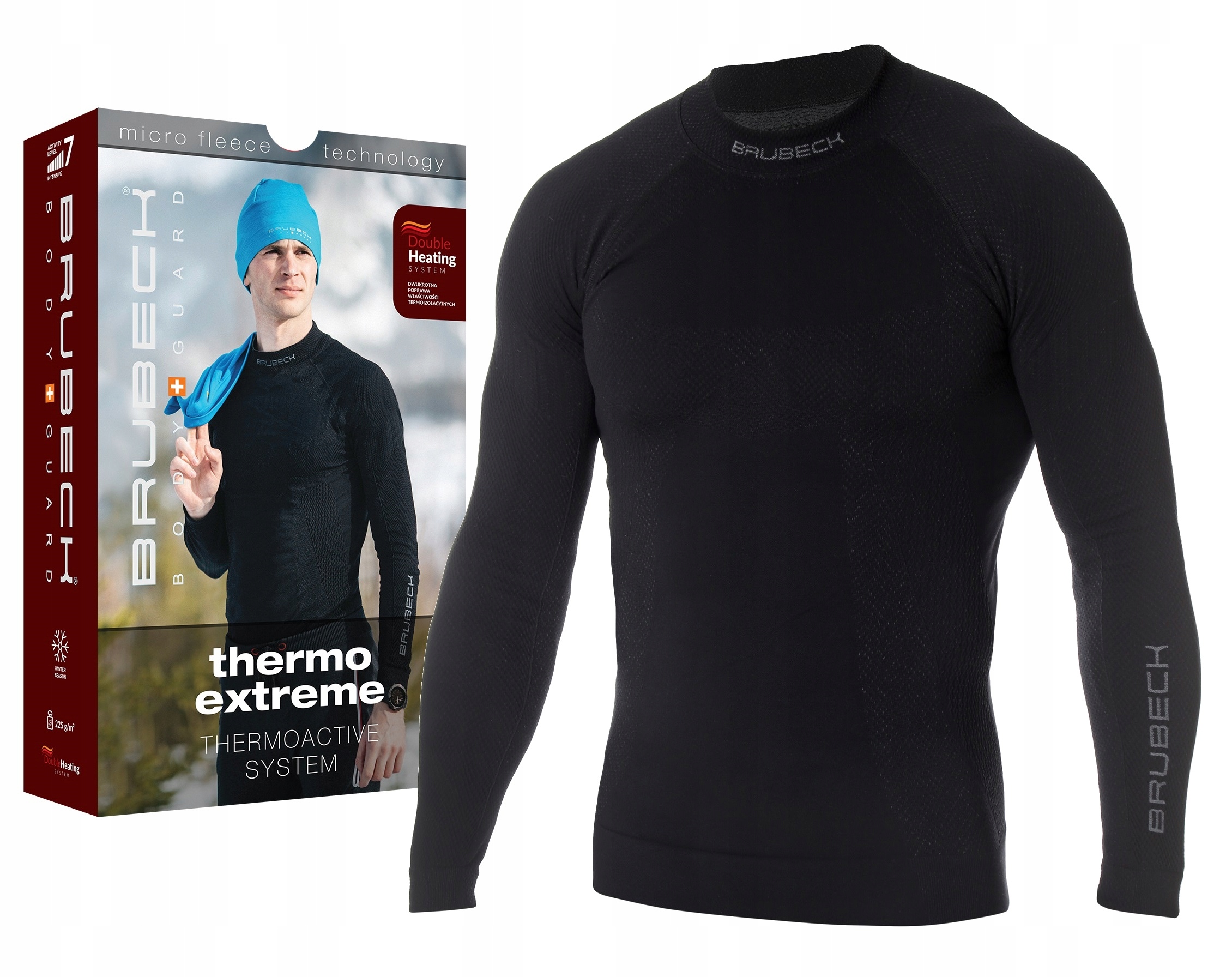 Męska termiczna koszulka termoaktywna Do Wspinaczki Brubeck Extreme Thermo