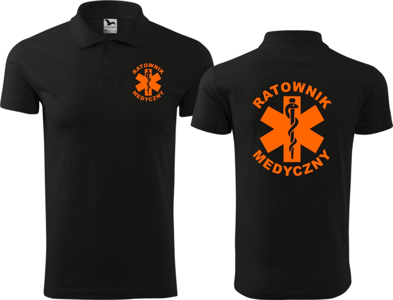 

Męska Koszulka Polo Ratownik Medyczny bawełna
