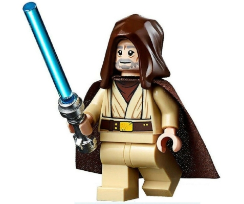 Lego Figurka Star Wars SW1046 Obi-Wan Kenobi Nový Plus Světelný Meč