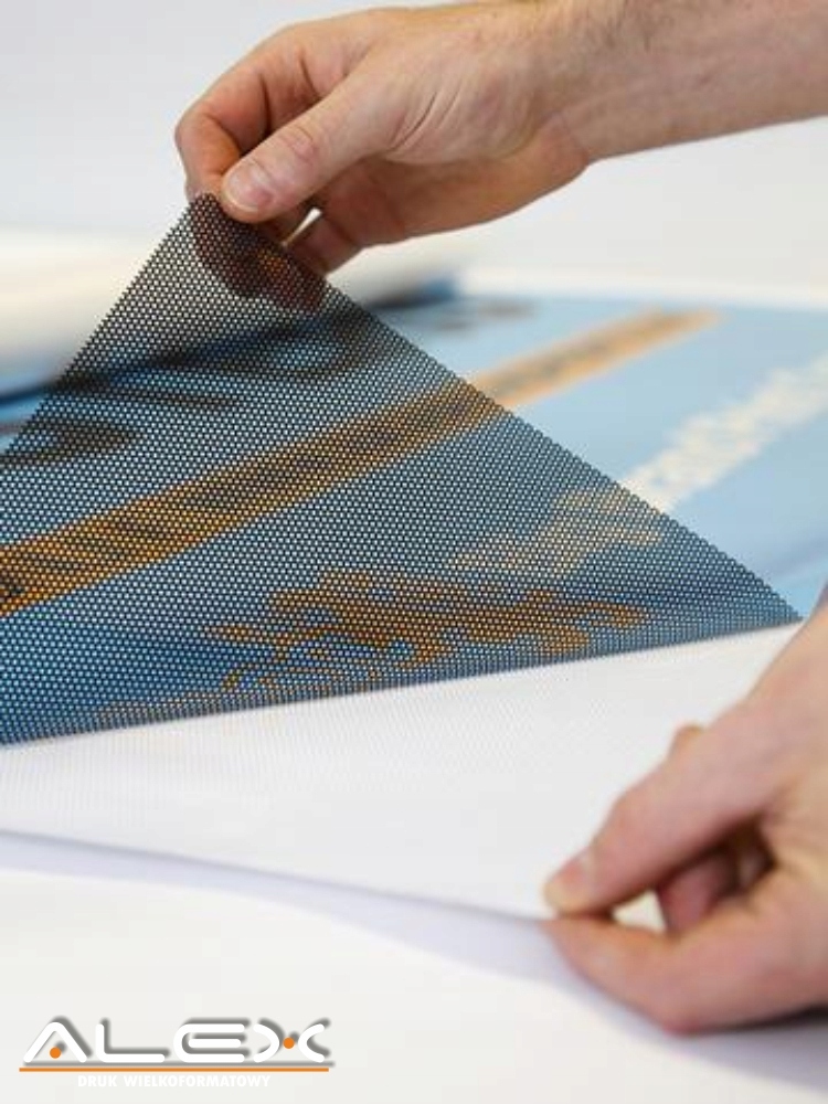 OWV folia okienna ONE WAY VISION projekt LATEX Producent ALEX