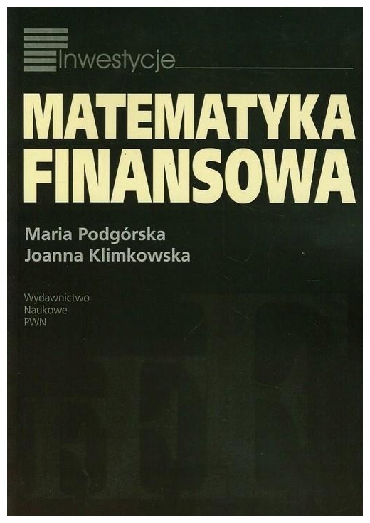 Podgórska Matematyka finansowa