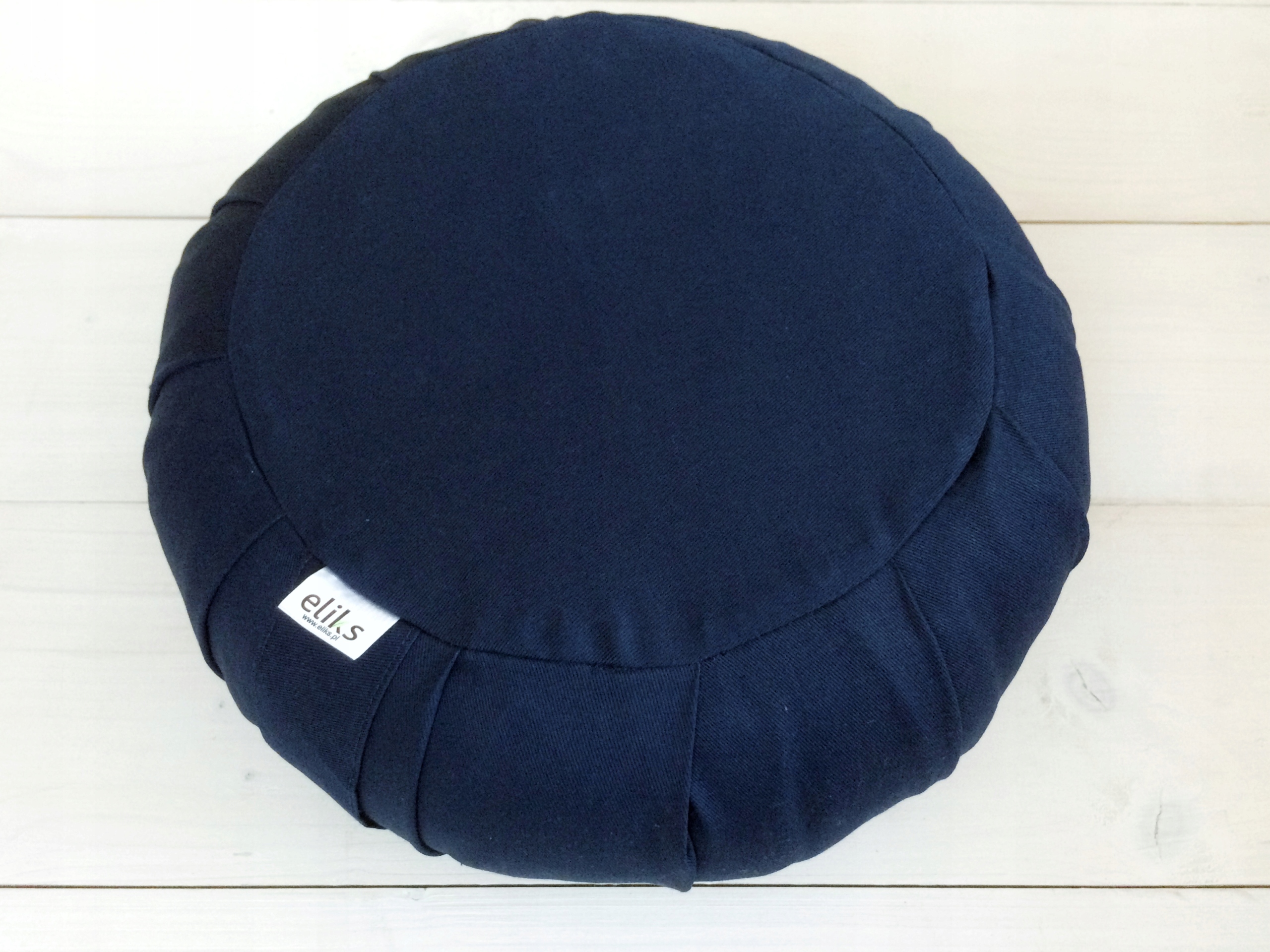 Zafu polštář pro Meditaci s Pouzdrem modrý Polský Výrobek