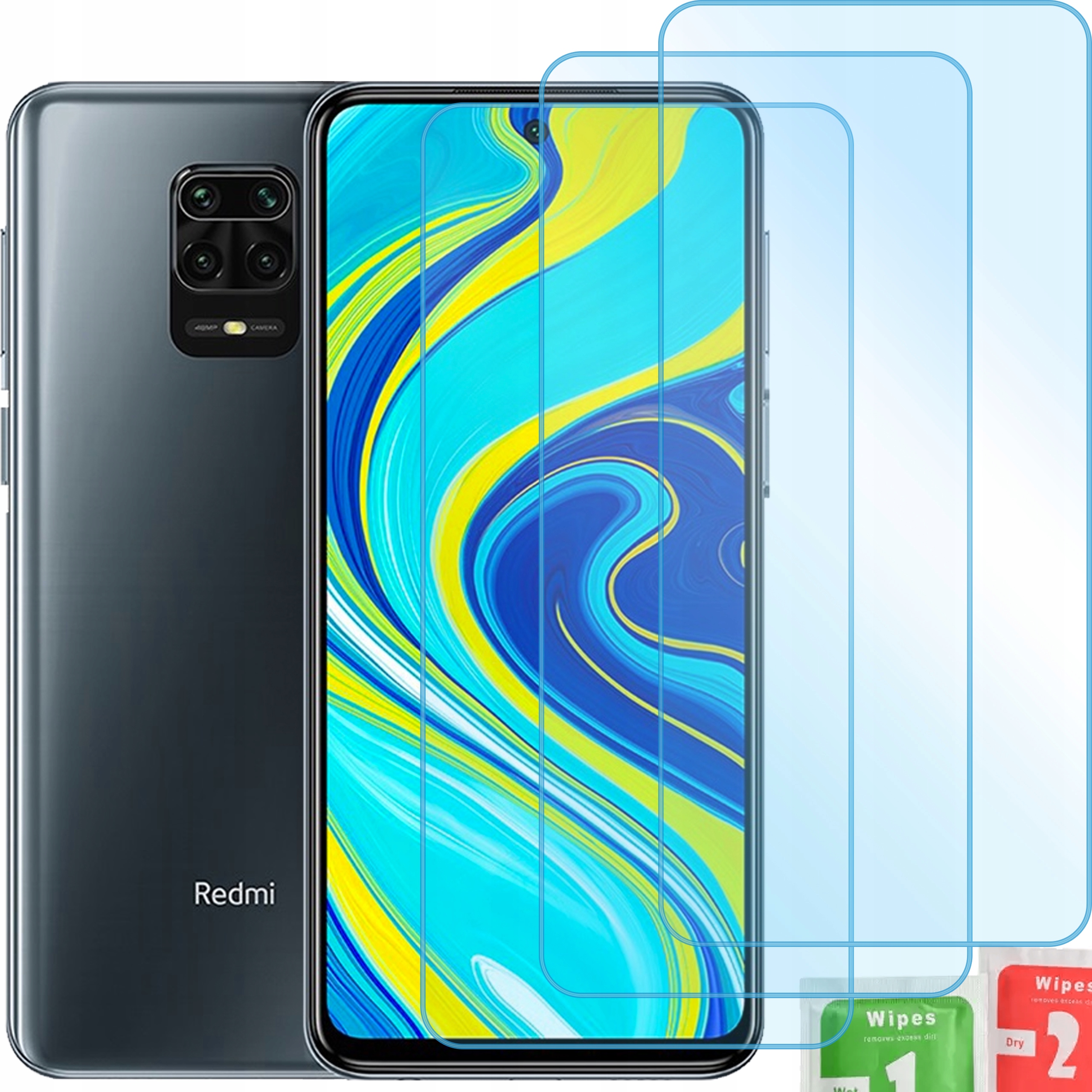 SZKŁO do Redmi Note 9 Pro / 9S / POCO X3, 3 sztuki