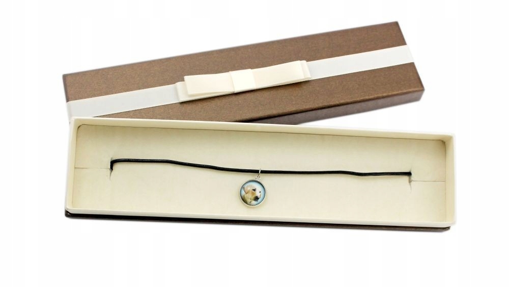 

Labrador Retriever Naszyjnik w pudełku, Twoje foto