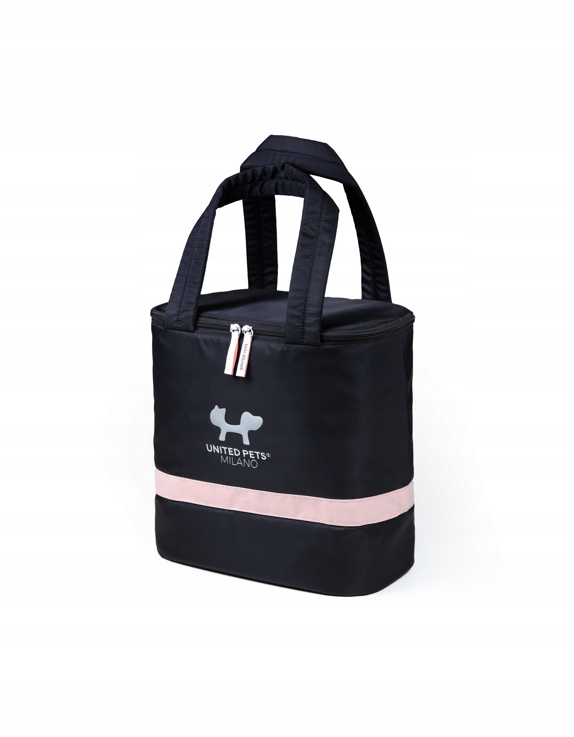 Levně United Pets – Elegantní cestovní taška na hračky a doplňky, černo-růžová