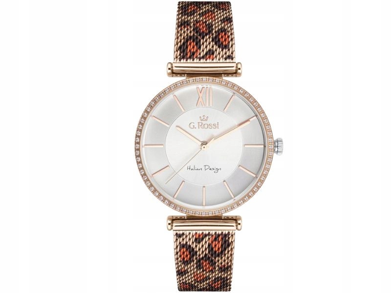 Dámské hodinky s elegantním mesh náramkem a kulatým ciferníkem