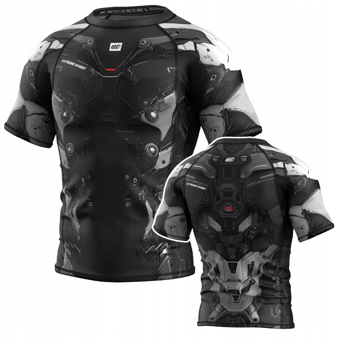 Rashguard męski Extreme Hobby Iron Force Biały r. M