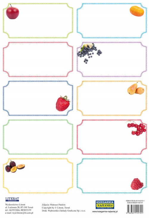 

Naklejki Przyprawy Przetwory Owoce