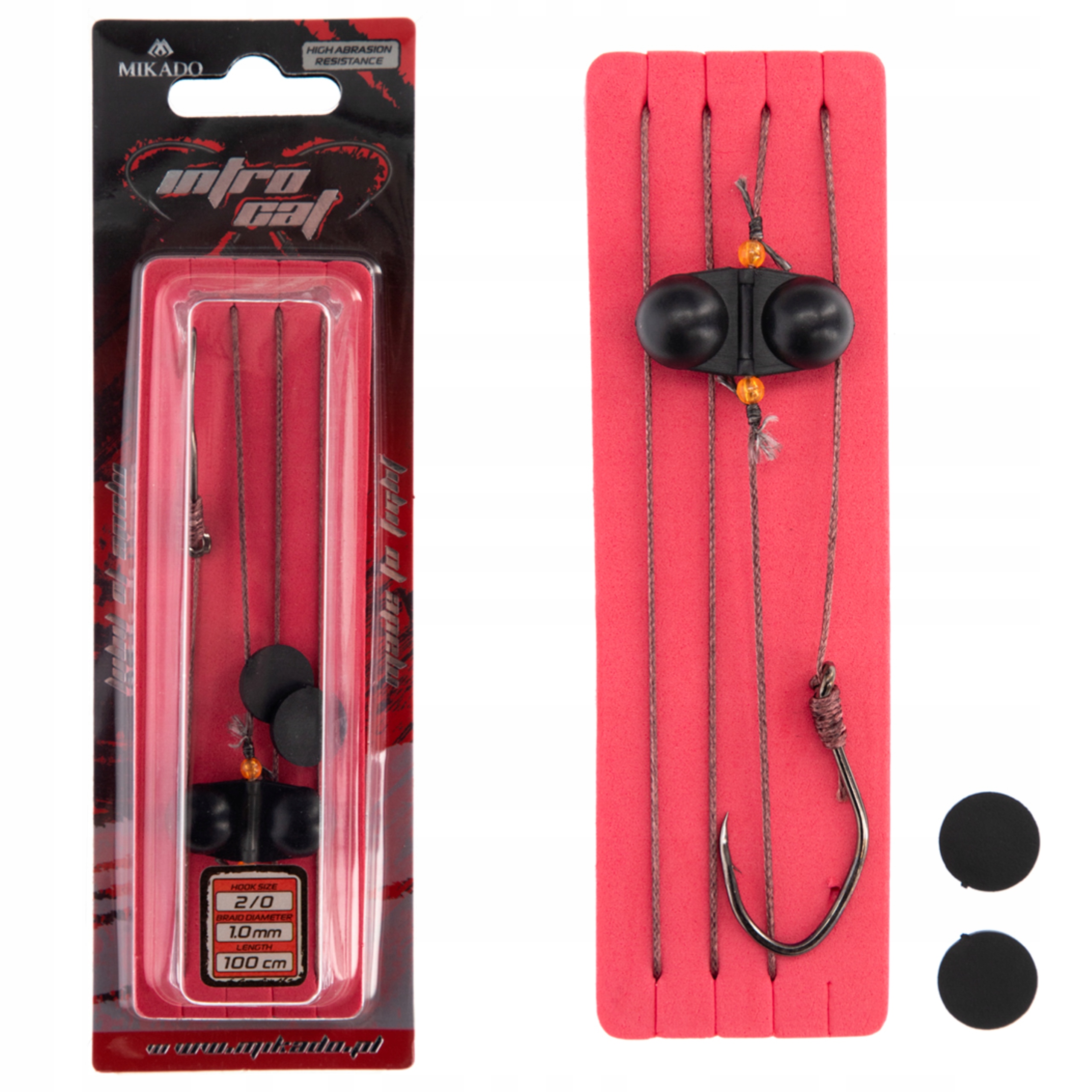 Gotowy Przypon Sumowy 100cm Mikado Live Bait/eel Rig hak 2/0