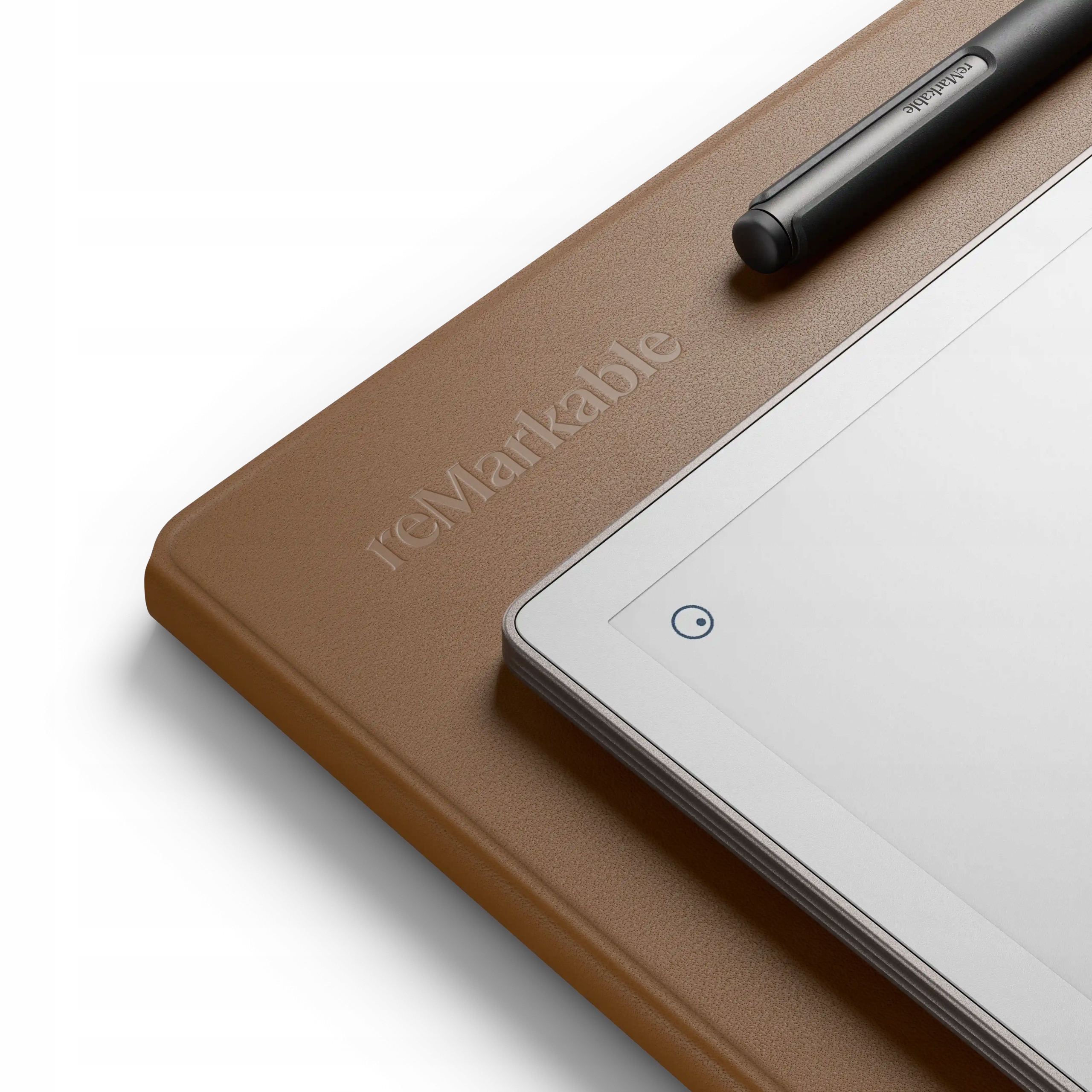 Tablet reMarkable Paper Pro Marker Plus Book Folio Leather Brown