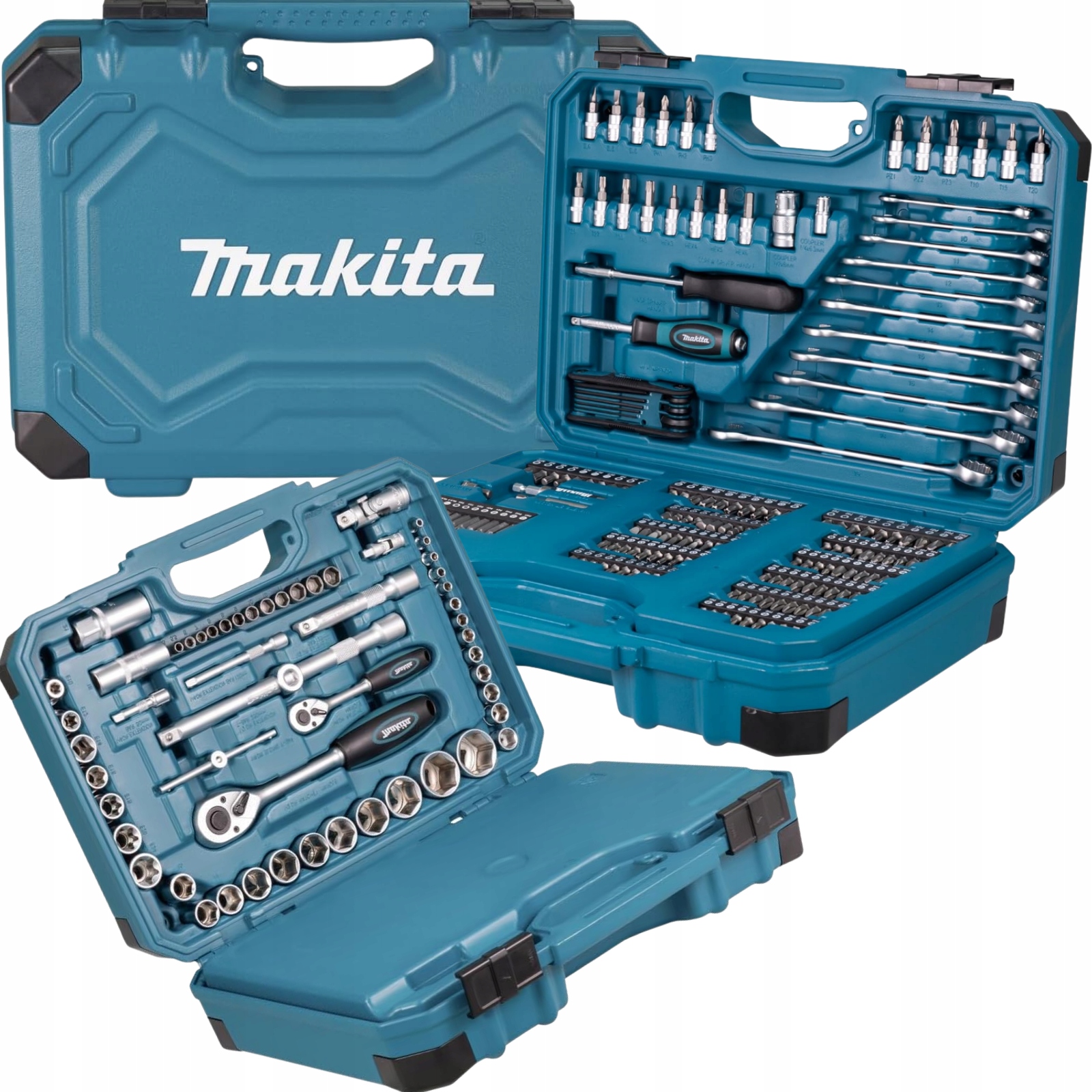 Makita E-17980 zestaw bitów kluczy narzędzi 231 el. w walizce