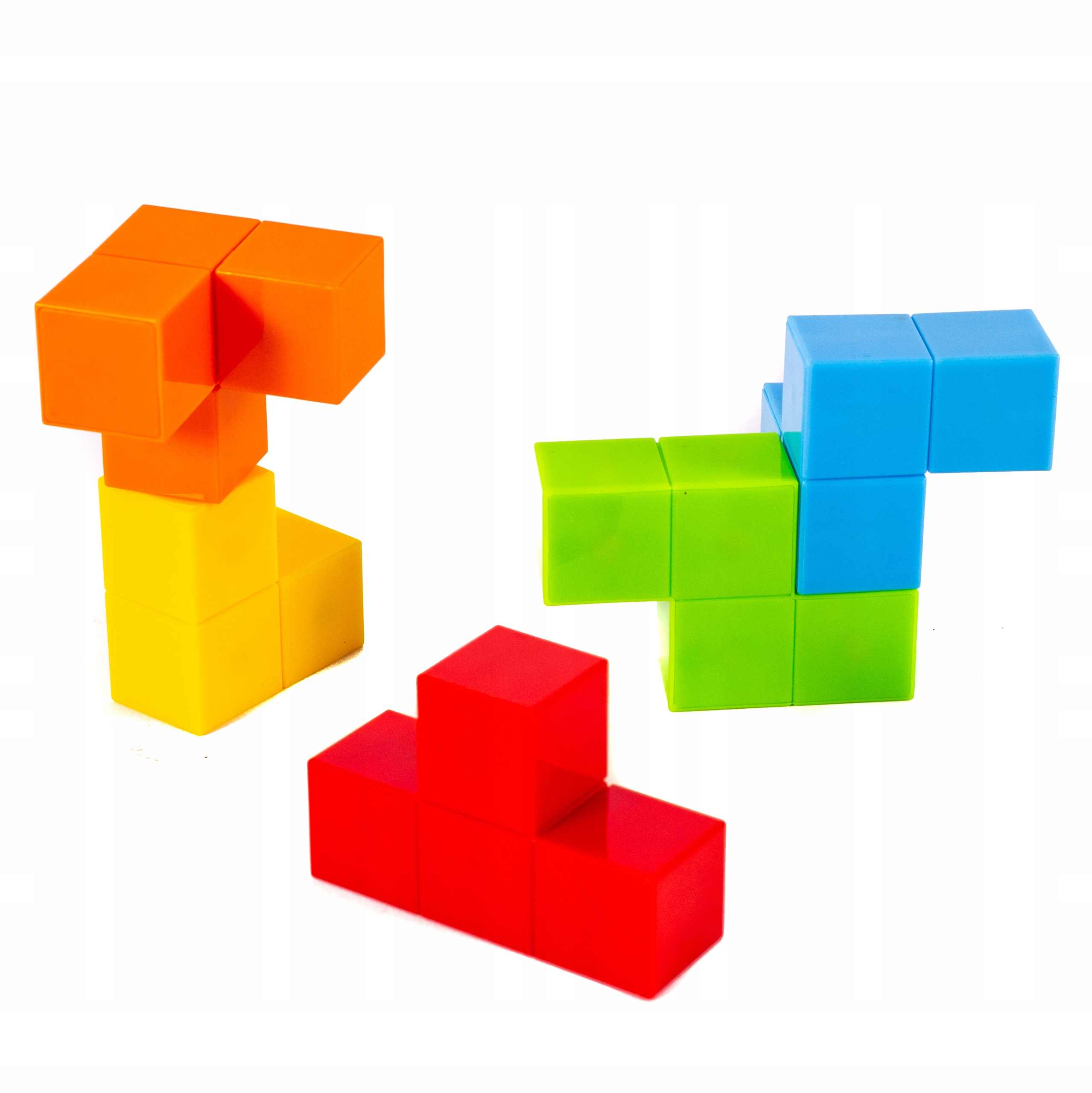 KOLOROWE KLOCKI MAGNETYCZNE 3D UKŁADANKA LOGICZNA Marka Midex