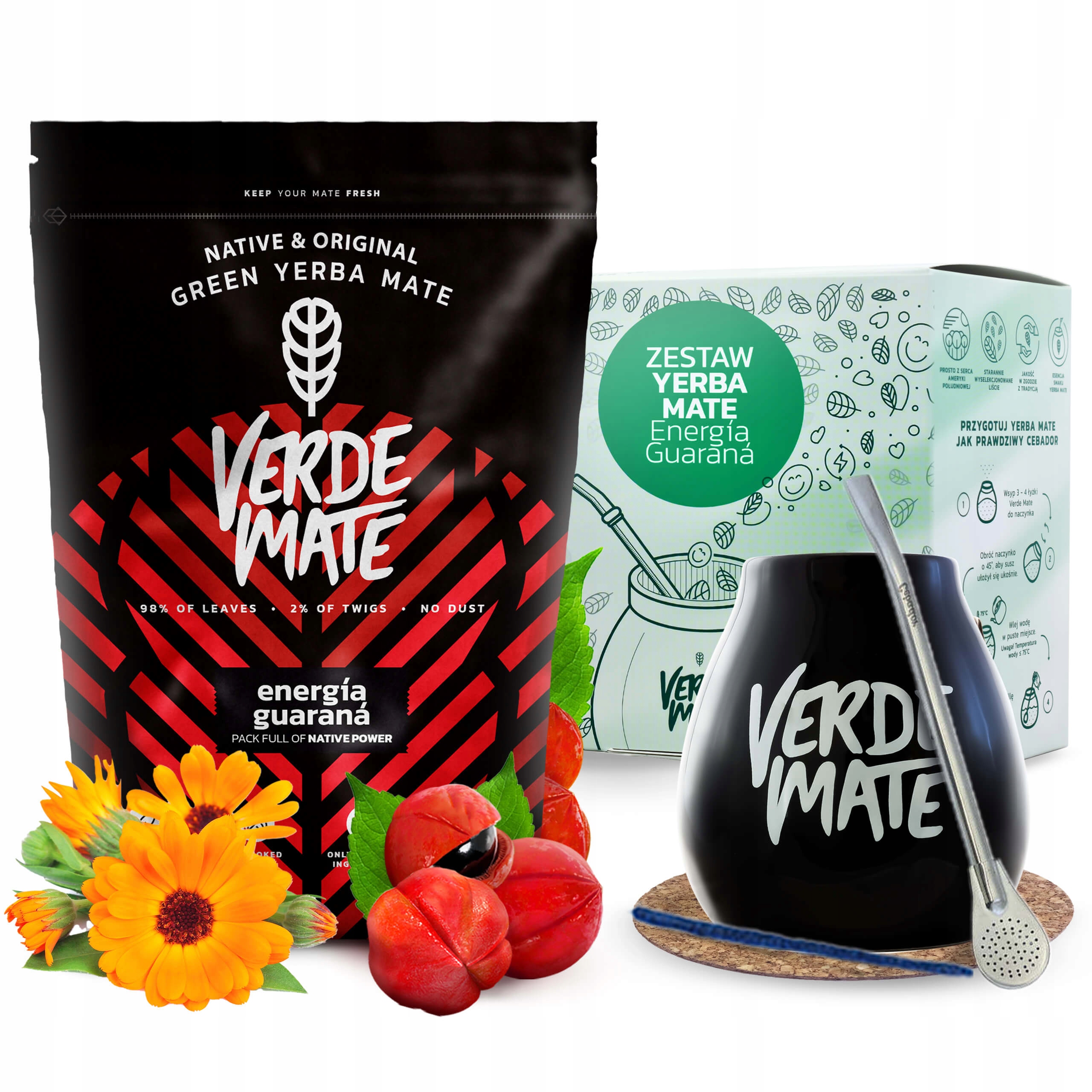 Dárková sada Yerba Verde Mate Energie Guarana