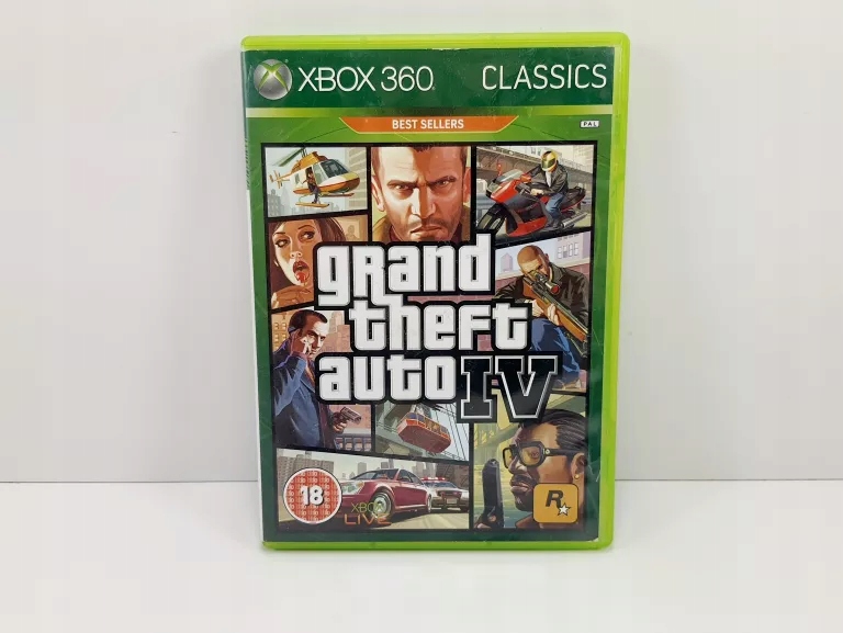 GTA IV Xbox 360 pudełkowa