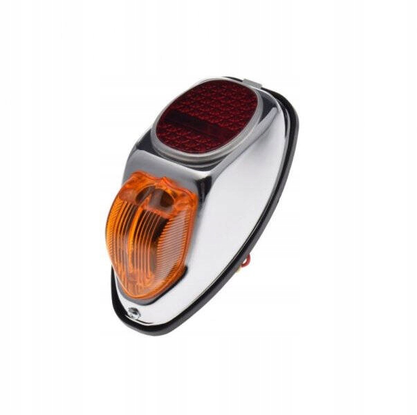 Lampa motocykla tył chrom Puch Zundapp Sachs NSU