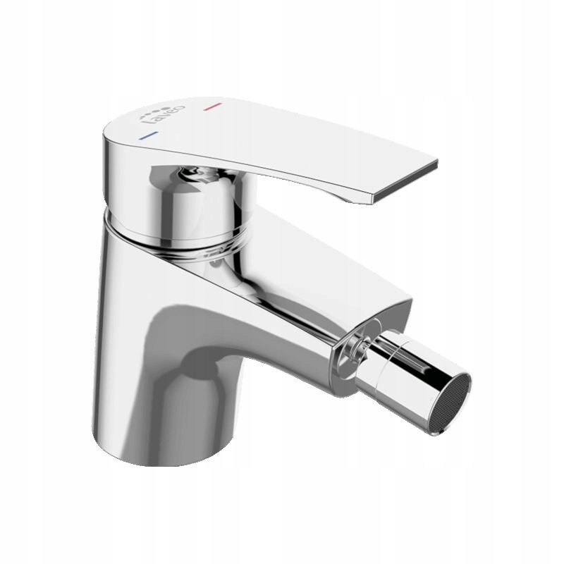 Bidetová baterie Laveo Deza chromová, 1-páková, mosaz