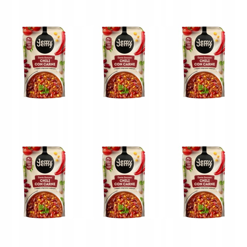 JemyJemy hotové jídlo Chili con carne s vepřovo-hovězím masem 360 g X6