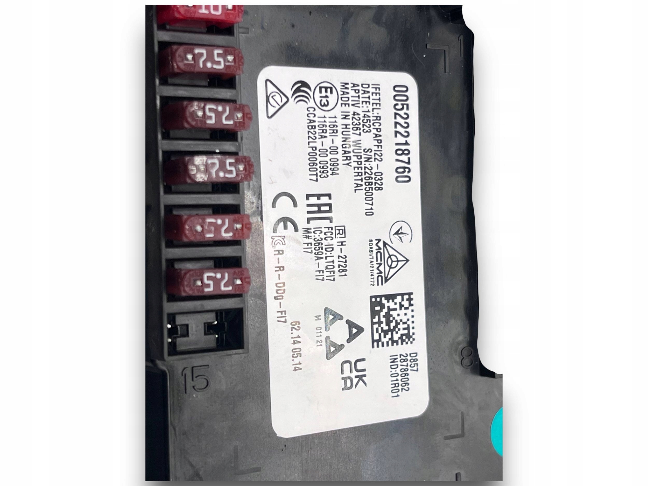 Module Boîte BSI FIAT TIPO II 00522218760 00521709660