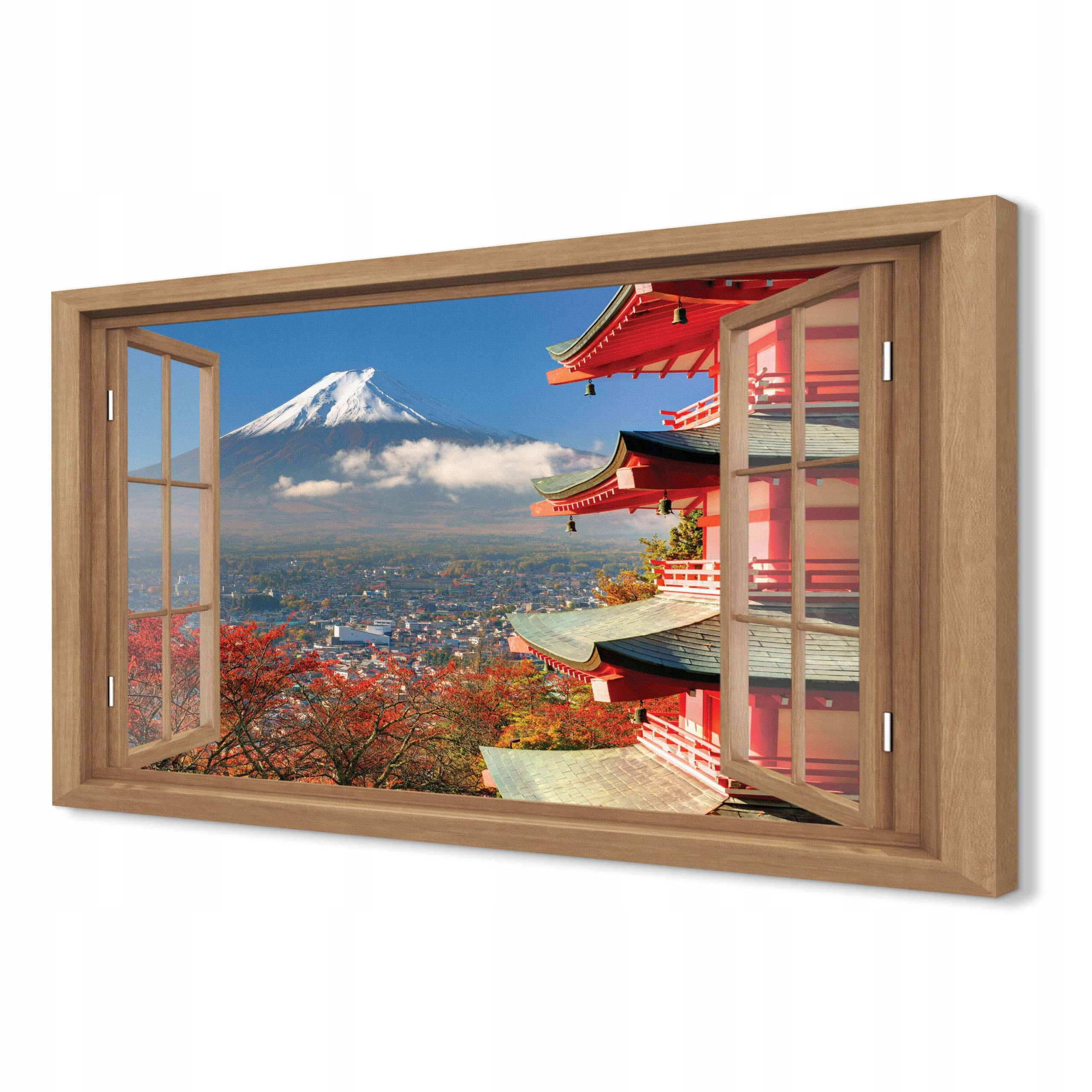 

Wydruk na płótnie 3d 120x80 Fudżi Pagoda Japonia