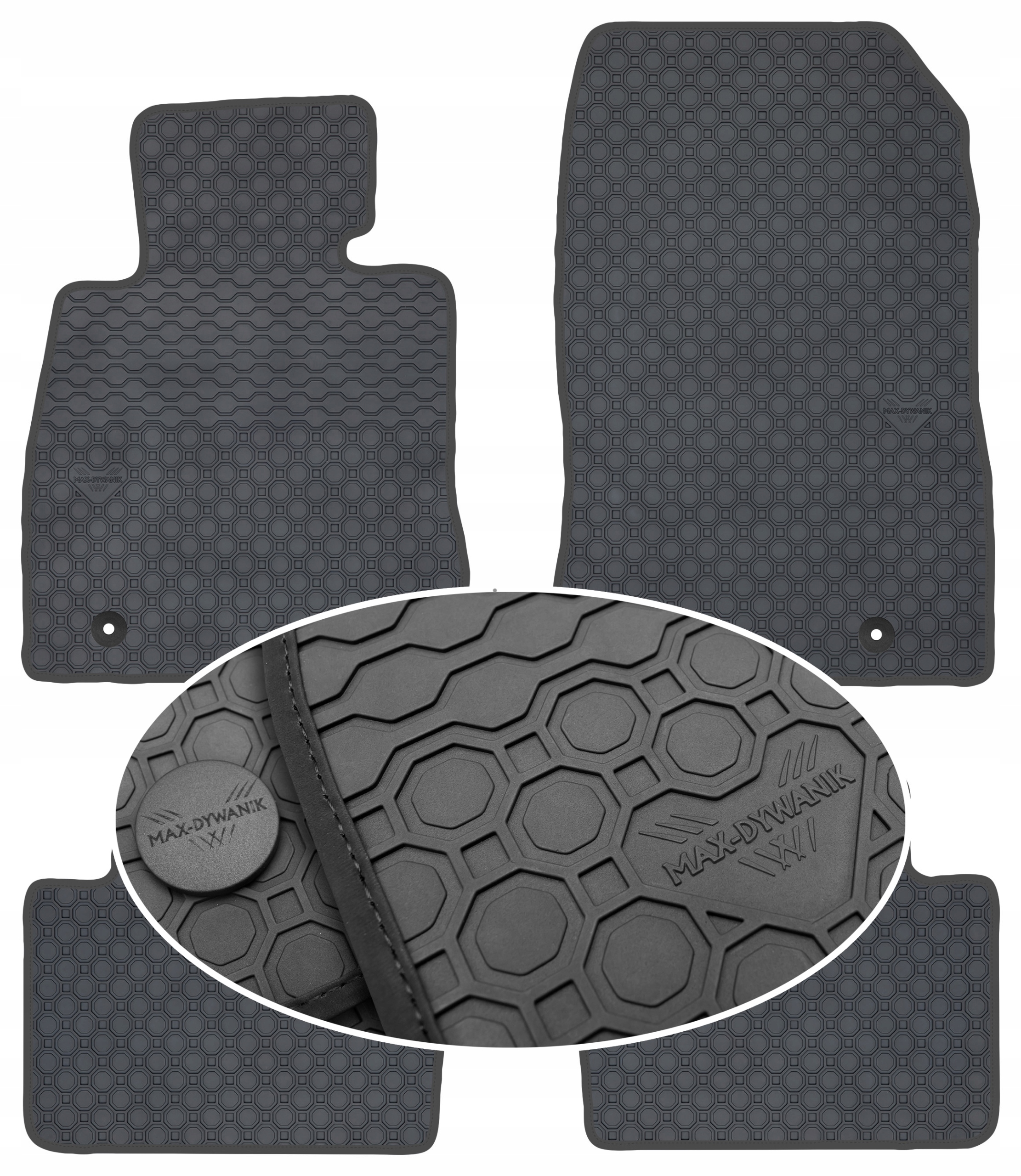 Mazda 2 III 2015 Čierne koberčeky