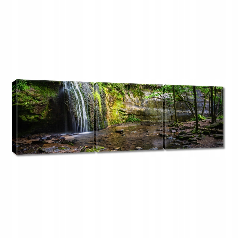 

Obrazy 60x20 Wodospad Las Tropiki