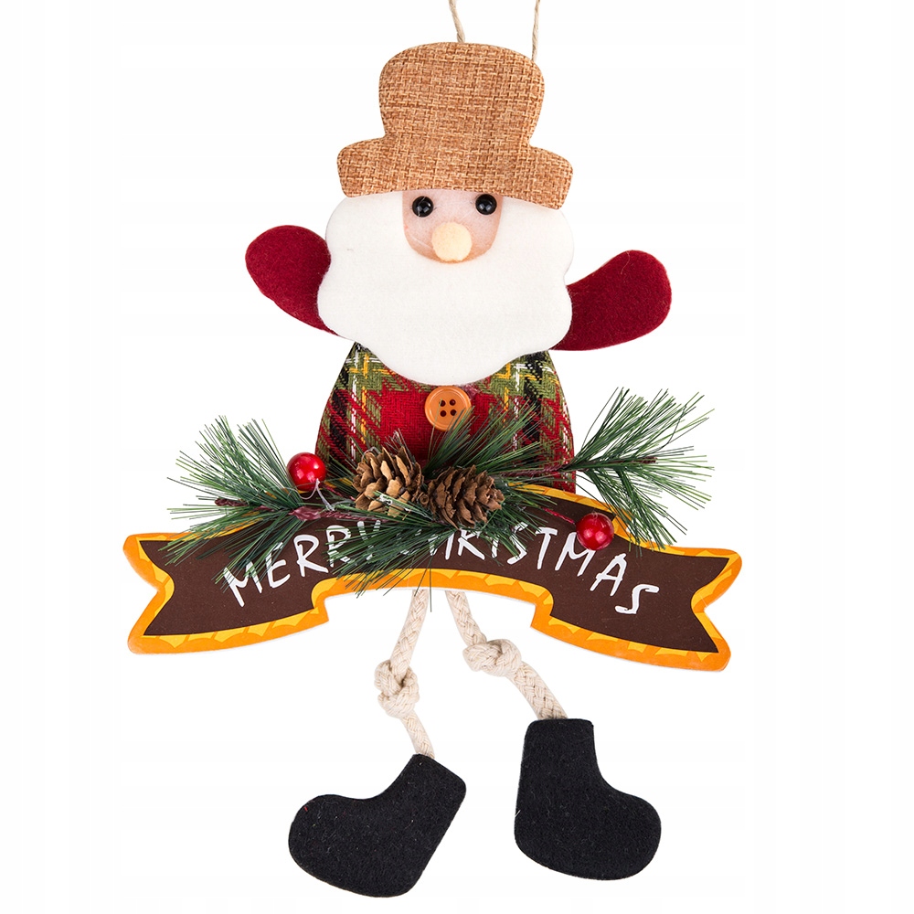

Dekoracyjna Zawieszka Mikołaj Merry Christmas 33cm