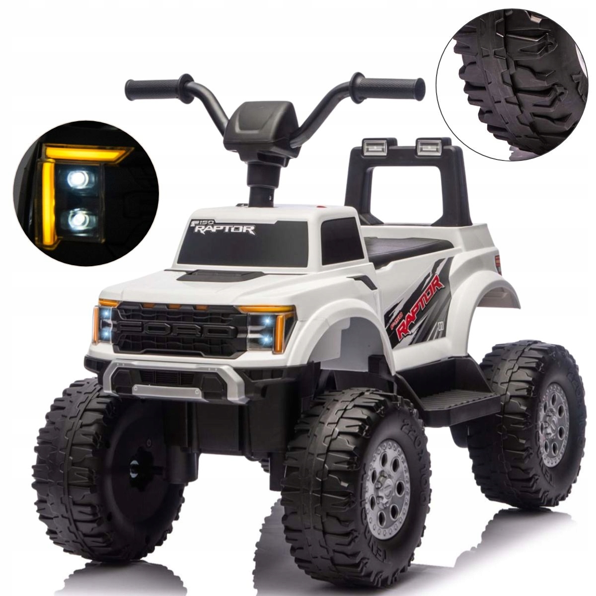 Milly Mally 6956 Pojazd na akumulator Ford F-150 Raptor White