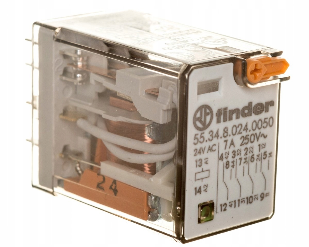 

Przekaźnik Przemysłowy 4P 7A 24V Ac Przycisk