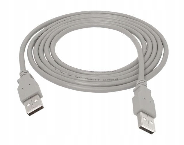KAB120AA-02 Kabel USB z 2stron wtyk USB typ A 1.8m