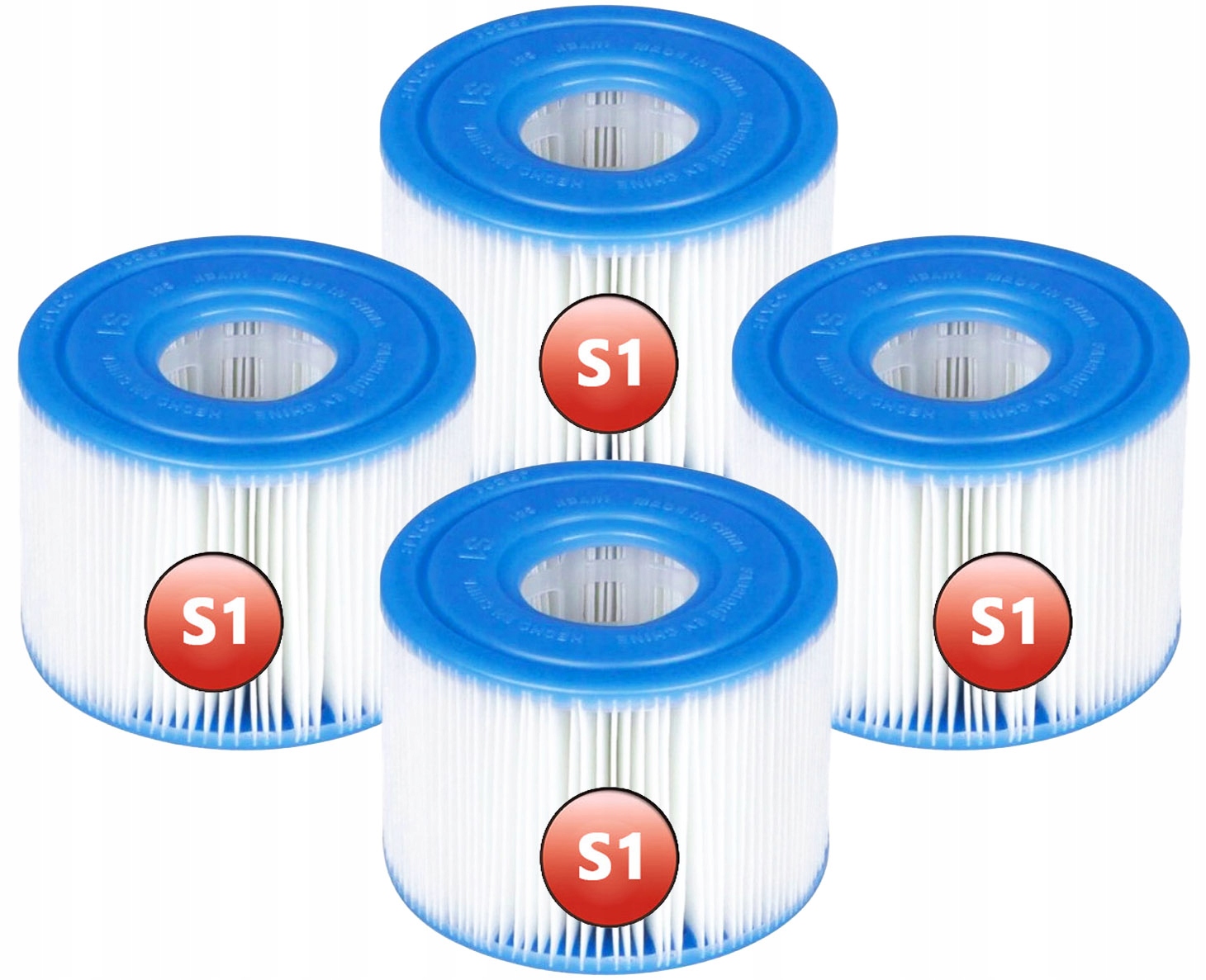 

4x Filtr Do Pompy Spa Jacuzzi Intex Wkład Typ S1