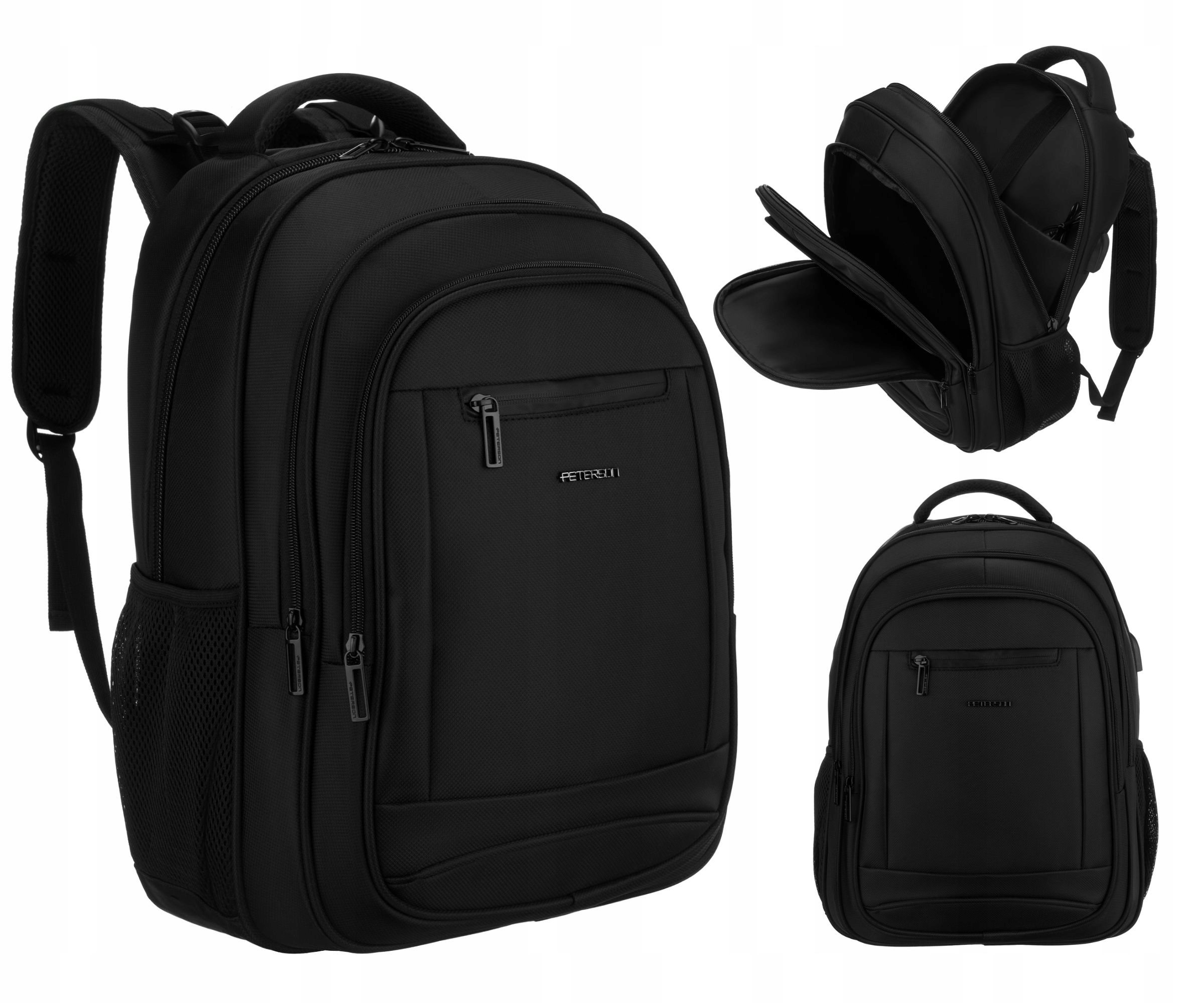 Plecak miejski Peterson do pracy szkoły na uczelnię na laptopa
